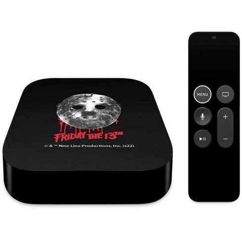 Warner Bros Friday the 13th Jason Voorhees Dripping Mask Apple TV Skin